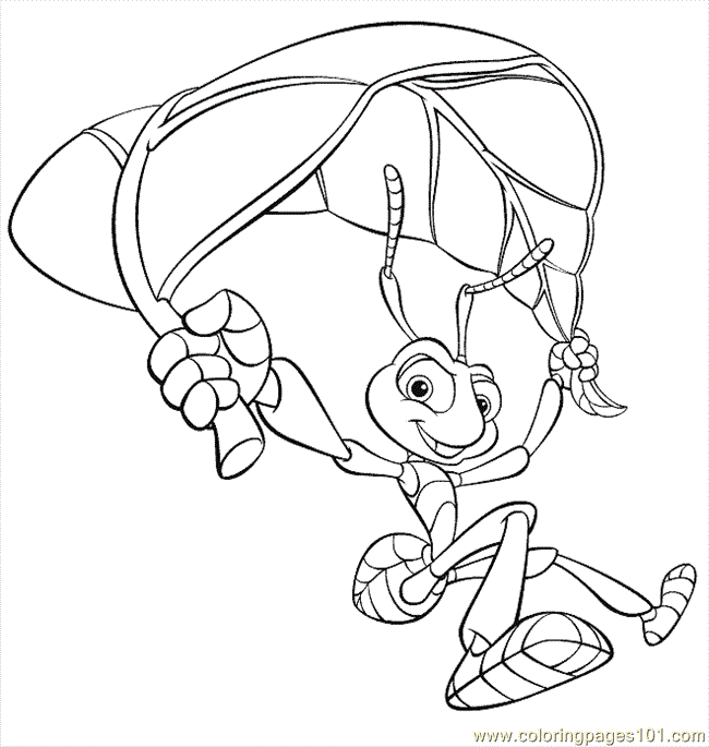 a bugs life printable coloring pages - photo #41