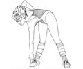 Lady Is Doing Aerobics