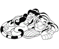 Aladin Coloring Page 16