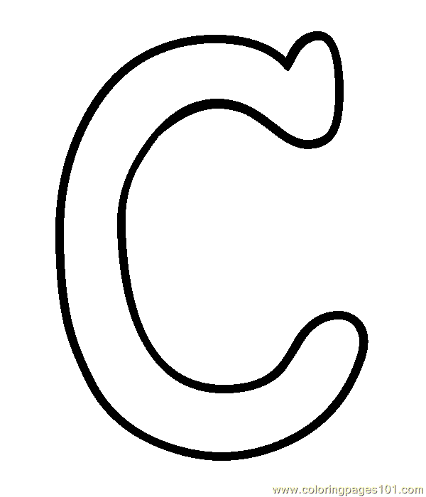 c letters coloring pages - photo #23