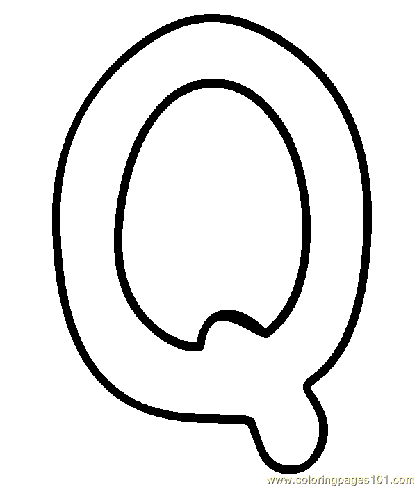 q coloring pages - photo #35