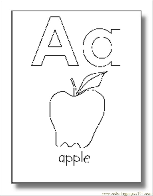 abcs coloring pages - photo #26