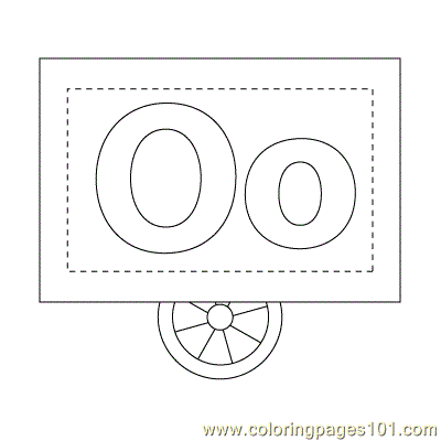 free printable coloring image O Edu