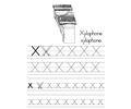 Alphabet Abc Letter X Xylophone Coloring Pages 7 Com