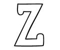 Alphabet Coloring Pages 2 Med