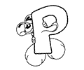 Alphabeth Didle Coloring Page 16