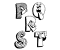 Alphabeth Funny Coloring Page 04