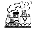 Alphabeth Trains Coloring Page 24