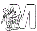 Alphabet M Coloring Pages 7 Com