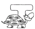 Alphabet T Coloring Pages 7 Com
