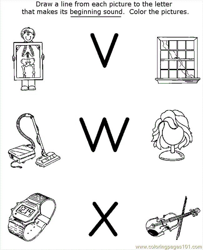 free printable coloring image Vwx