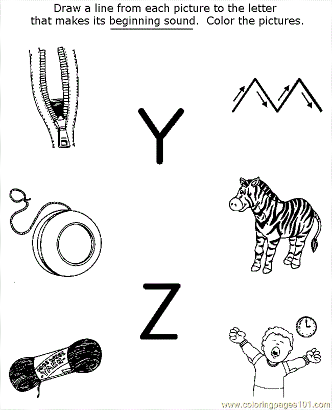 free printable coloring image Yz