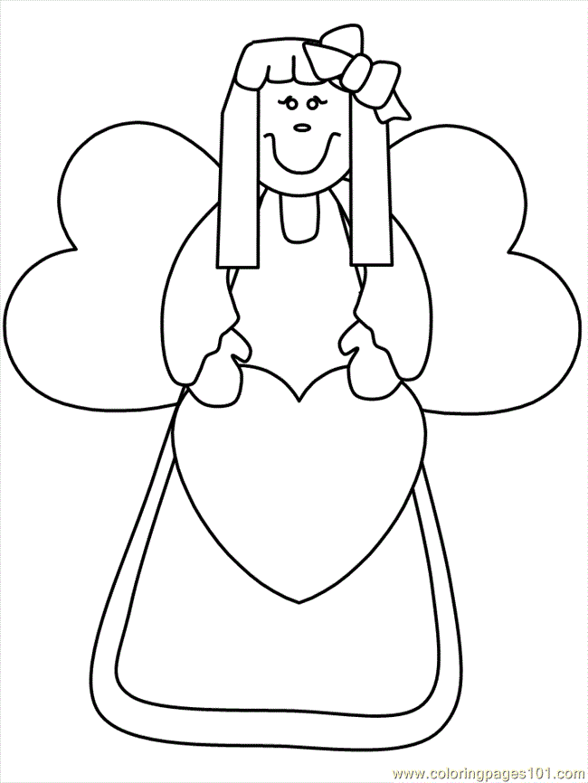 Coloring Pages Angel (Cartoons > Angel) - free printable coloring page ...