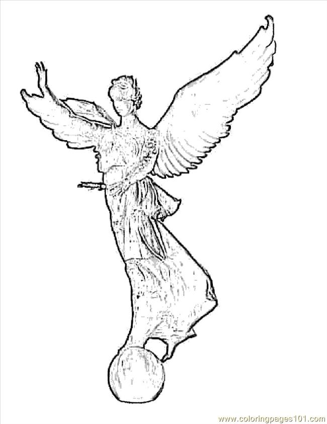 Coloring Pages Bible Angel (Peoples > Angel) - free ...
