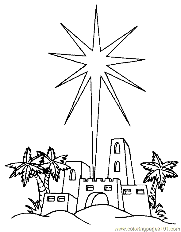 Coloring Pages Religious Christmas Coloring Page 02 (Peoples > Angel) - free printable coloring ...