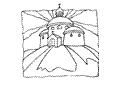 Religious Items Coloring Page 09