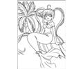 Free Anime Coloring Pages Med