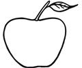 Apple 19 Coloring Page