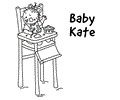 Baby Kate Coloring