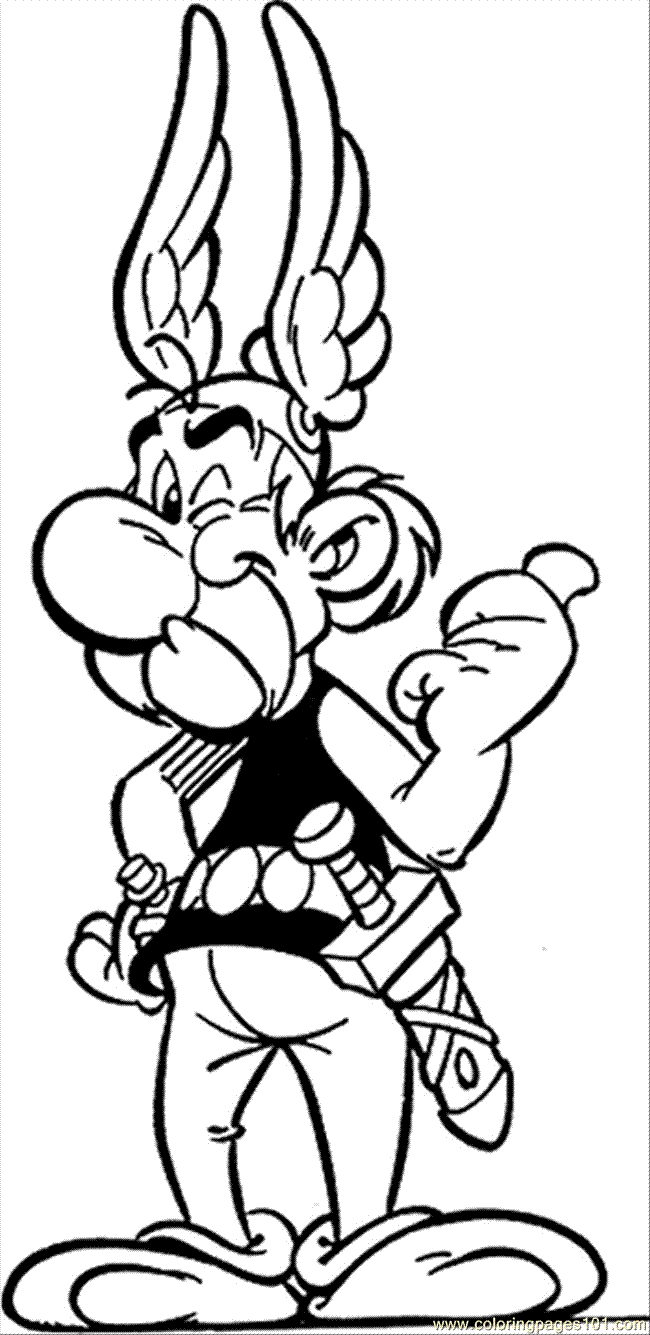 Coloring Pages Asterix Obelix2 (Cartoons > Asterix and Obelix) - free