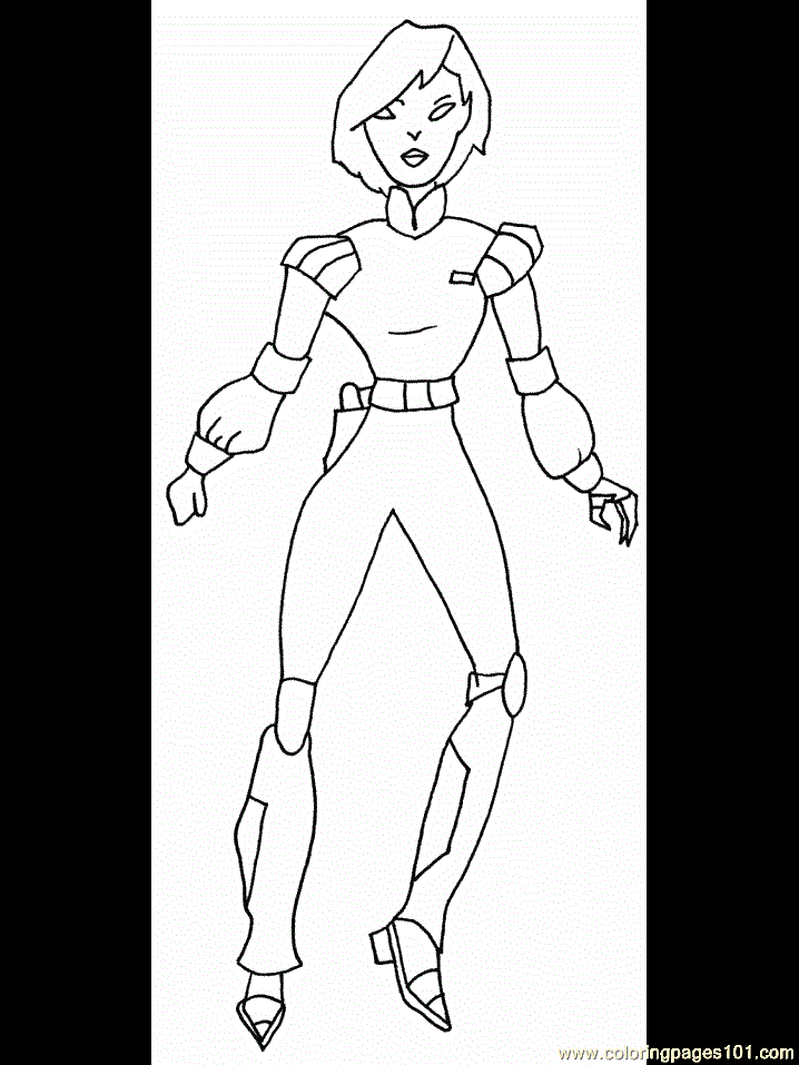 Coloring Pages Space Aliens (Technology > Astronomy) - free printable