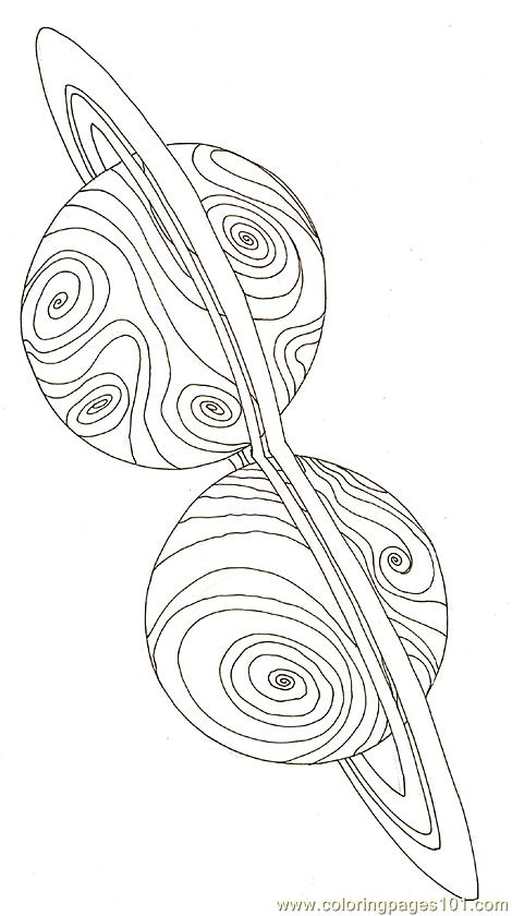 free printable coloring image Planet The Jewels