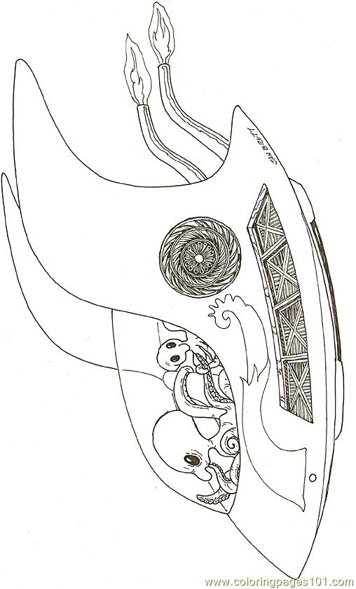 free printable coloring image Tenik Aliens Reversed