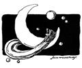 Moon In The Space