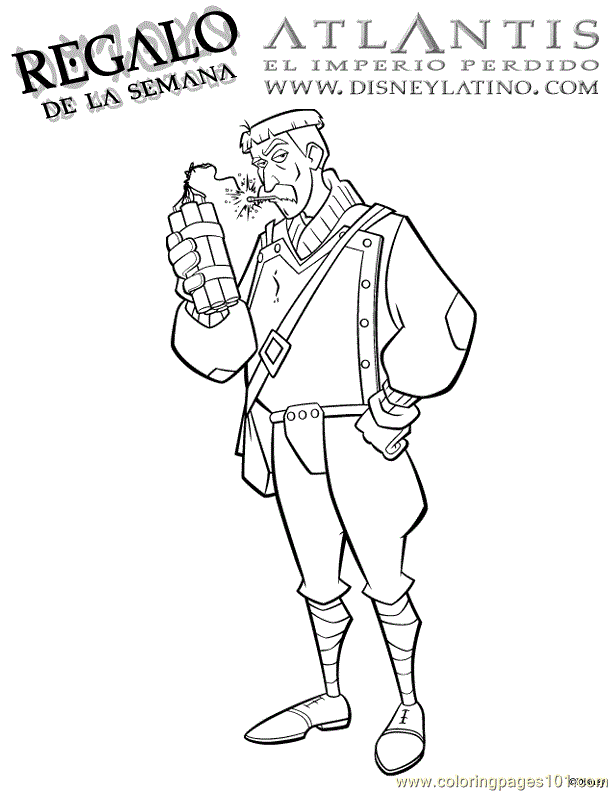 free printable coloring image Atlantis Coloring Page 18