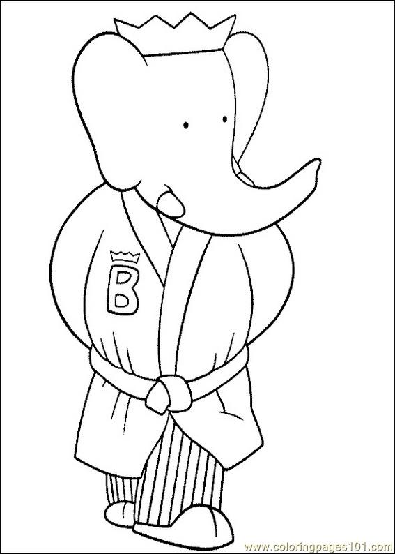 babar coloring pages - photo #48