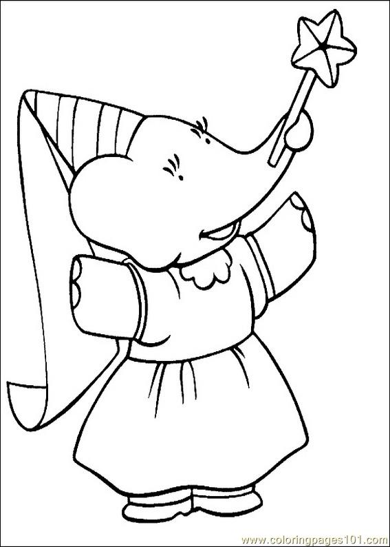 babar coloring pages - photo #8