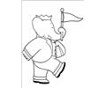 Babar Coloring Pages 027