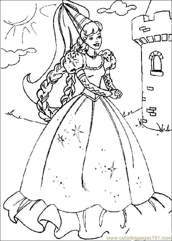 coloring pages - Royalty Castle