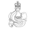Free Printable Princess Colouring Page 0(3)