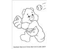 Baseball Bear Coloring Pages 7 Com