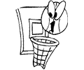 Basketball Coloring Page 08