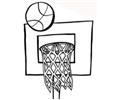 Basketball Coloring Pages 01