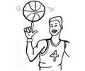 Basketball Coloring Pages 04