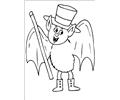 Bats Coloring Pages 009