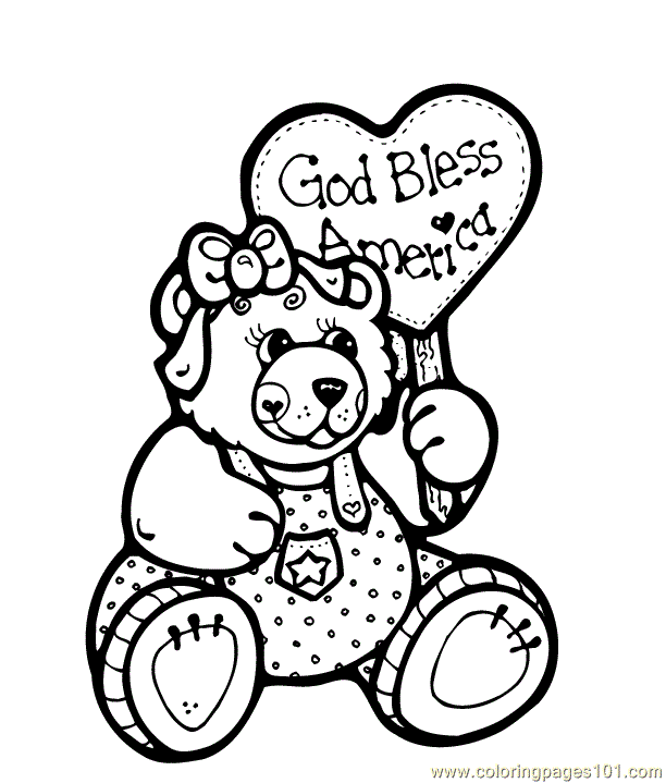 Coloring Pages Little Bear (Mammals &Gt; Bear) - Free Printable Coloring