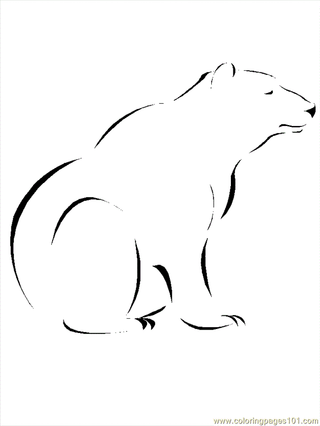 Bear claw coloring pages