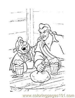 Beauty   Beast Coloring Pages on Free Printable Coloring Page Beauty 13  Beauty And The Beast
