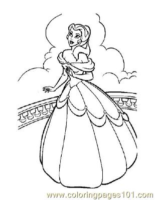 Beauty   Beast Coloring Sheets on Free Printable Coloring Page Beauty 32  Beauty And The Beast
