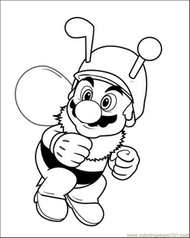 printable coloring pages mario. Color this Page Online! free