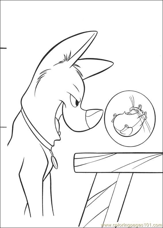 Coloring Pages Bolt Coloring Pages 022 (Cartoons > Bolt) - free