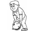 Bowler Making A Shot