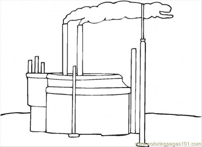 factory coloring pages - photo #7