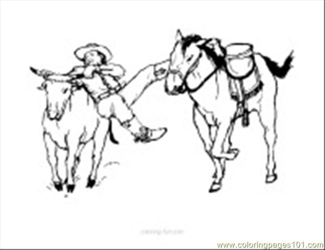 Pole Bending Horses Coloring Pages Coloring Pages