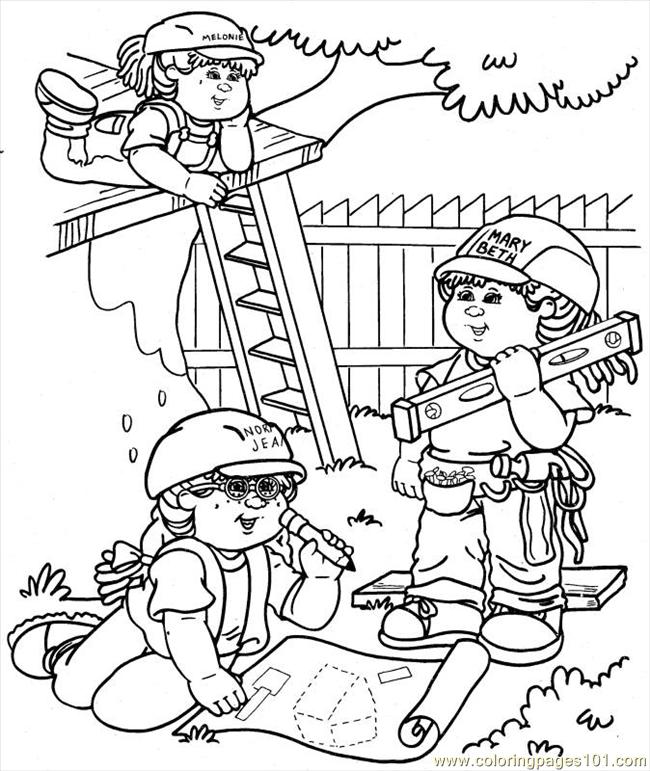 cabbagepatch coloring pages - photo #31