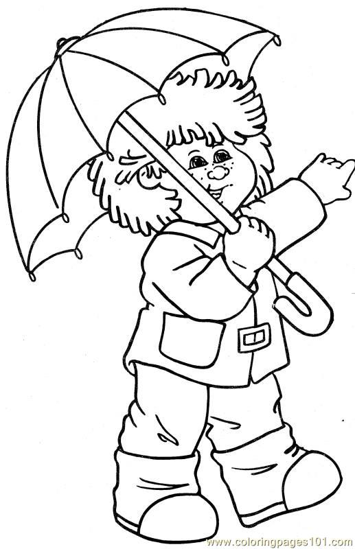 Cabbage patch kids coloring pages